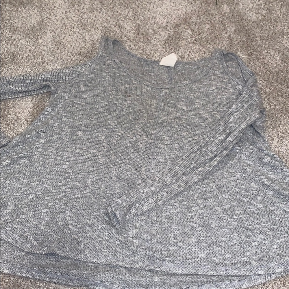 Off shoulder sweater